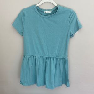 Real peplum t shirt size small